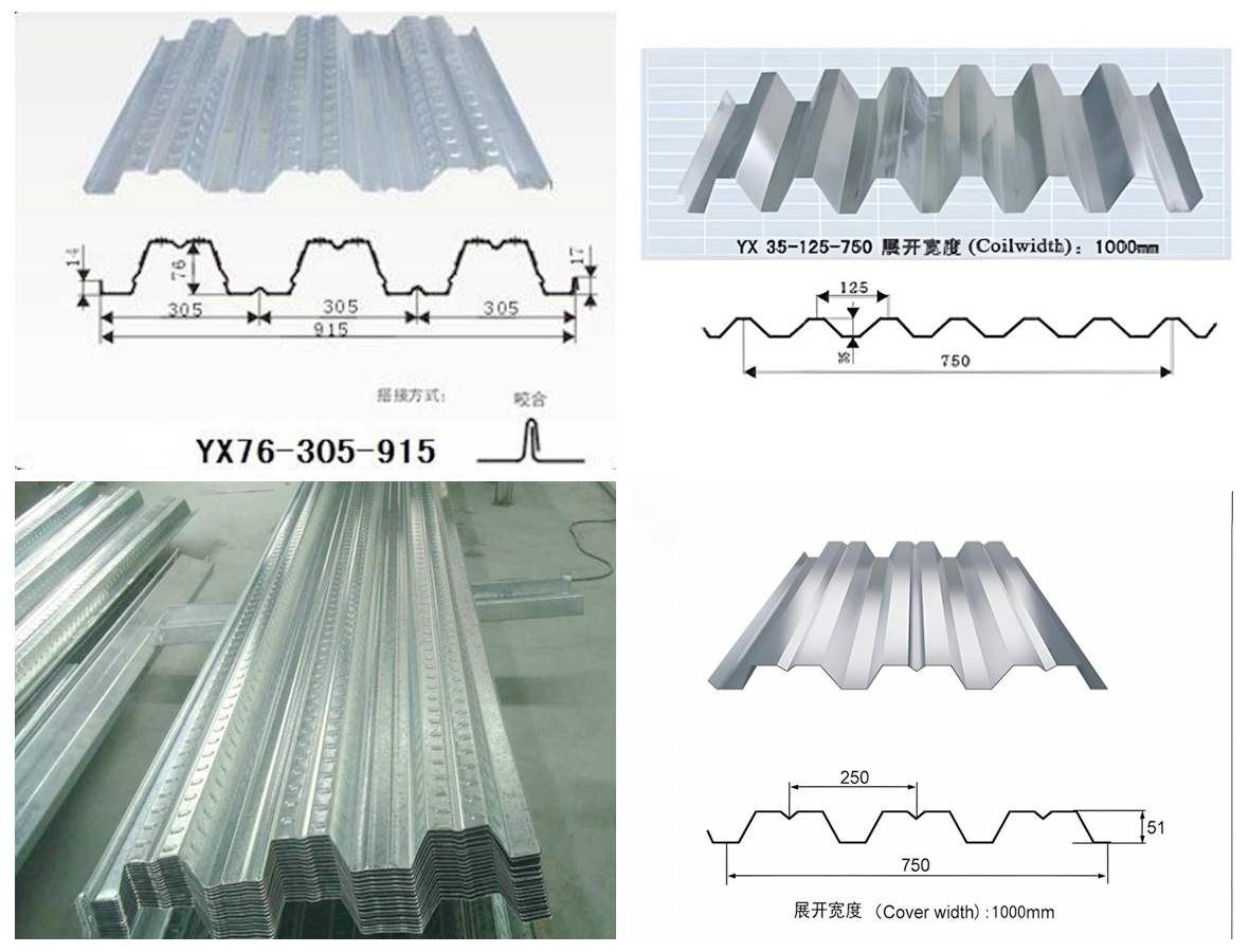 Galvanized Floor Open-type Decking sheet_55