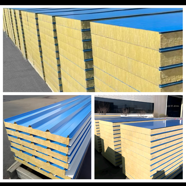 Durable Insulated Wall rockwool Sandwich Panels: Ideal Solutions for Modern Construction & Industrial Buildings