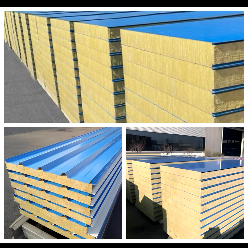 Durable Insulated Wall rockwool Sandwich Panels: Ideal Solutions for Modern Construction & Industrial Buildings