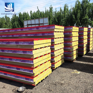 Customized-Fireproof Thermal Insulation Panels Rock-Wool Sandwich-Panel for Commercial & Industrial Roof Building