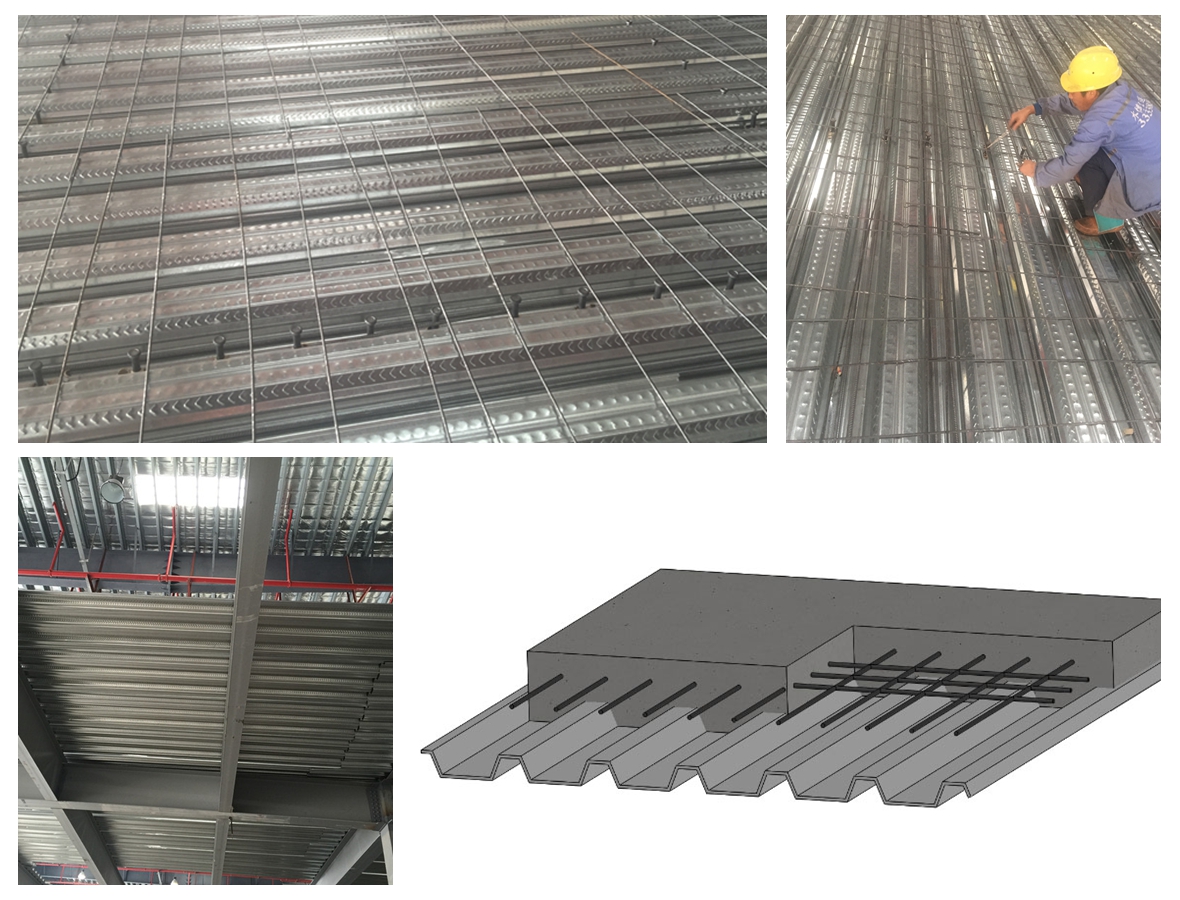 Galvanized Floor Open-type Decking sheet