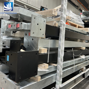 Custom Prefabricated Steel Structure Connection Components for High-Rise Columns