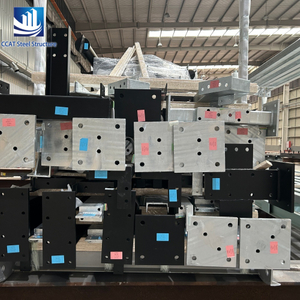 Custom Prefabricated Steel Structure Connection Components for High-Rise Columns